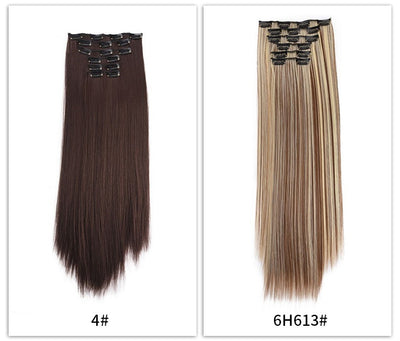 Set de 6 Extensiones de Cabello Liso Largo - Image 28