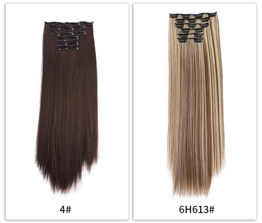 Set de 6 Extensiones de Cabello Liso Largo - Image 28