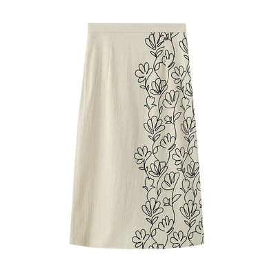 Falda Recta Floral Primavera Verano - Image 17