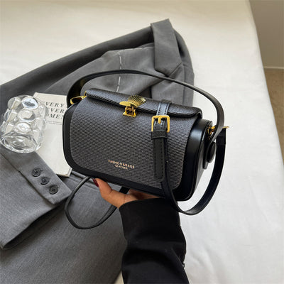 Bolso Mensajero Minimalista de Cuero para Mujer - Image 5