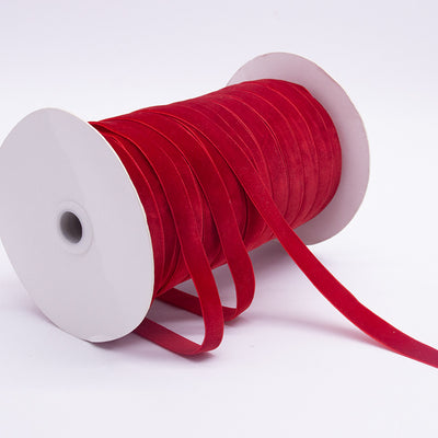 Cinta de Terciopelo de Color Liso para Manualidades y Decoración - Image 18