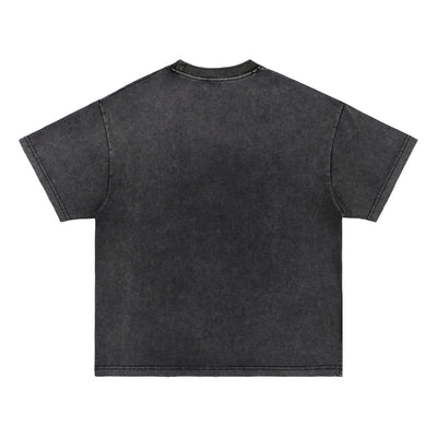 Camiseta Estampada Desgastada para Hombre - Image 2