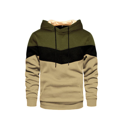 Camiseta Combinada de Colores para Hombre - Estilo Europeo y Americano - Image 10