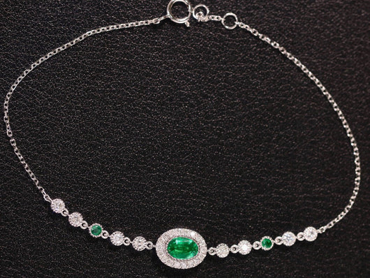 Pulsera de Esmeralda con Madera Natural - Image 10