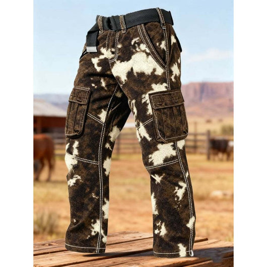 Pantalones de Trabajo Vintage Punk para Hombre - Image 11