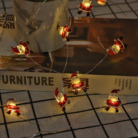Luces LED Decorativas Navideñas - Guirnalda Multiusos Santa, Copos de Nieve y Fantasmas - Image 8