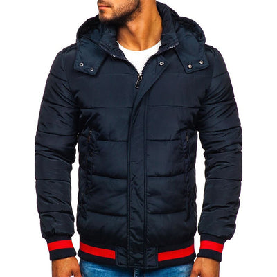 Chaqueta Acolchada para Hombre con Capucha - Abrigo Térmico Invierno - Image 8
