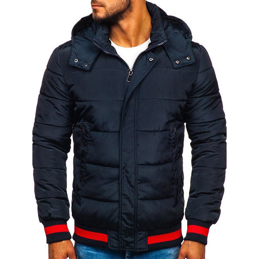 Chaqueta Acolchada para Hombre con Capucha - Abrigo Térmico Invierno - Image 8