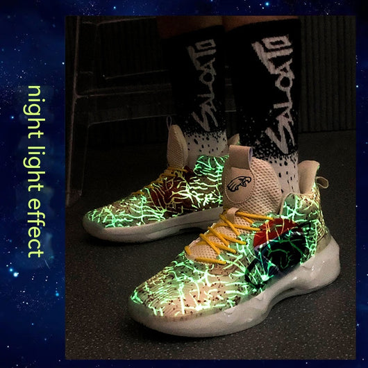 Zapatillas de Baloncesto Altas Luminosas - Image 17