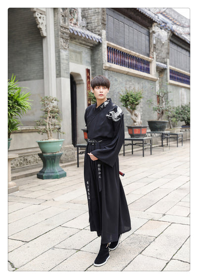 Set de Pareja Hanfu Estilo Antiguo - Conjunto Estudiante Tradicional - Image 17