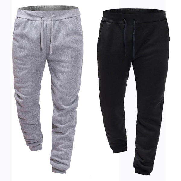 Pantalones de Felpa Lisos para Hombre
