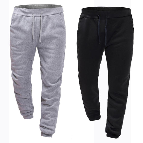Pantalones de Felpa Lisos para Hombre