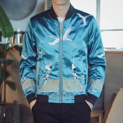 Chaqueta Deportiva Retro Tide Youth con Bordado - Estilo Clásico de Béisbol