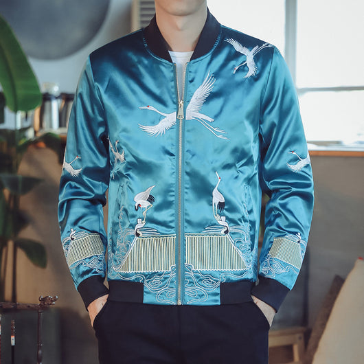 Chaqueta Deportiva Retro Tide Youth con Bordado - Estilo Clásico de Béisbol