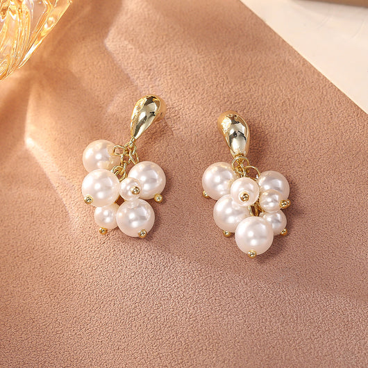 Aretes de Racimo de Perla Elegancia Premium - Image 8