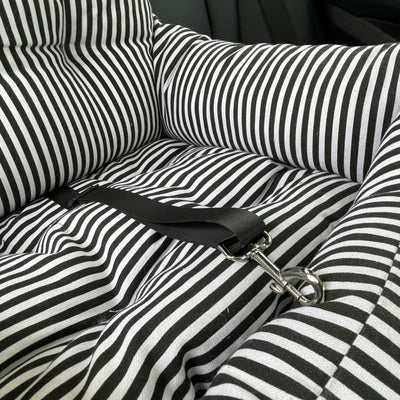 Cama Sofá Nido para Mascotas con Diseño Rayado - Image 4