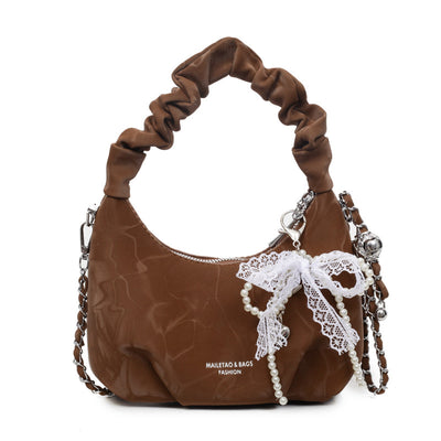 Bolso Bandolera Wild Chain con Pliegues Exquisitos - Image 8