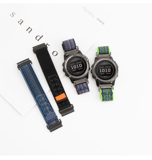 Correa de Reloj de Tela con Velcro y Liberación Rápida para Hombre - Image 16
