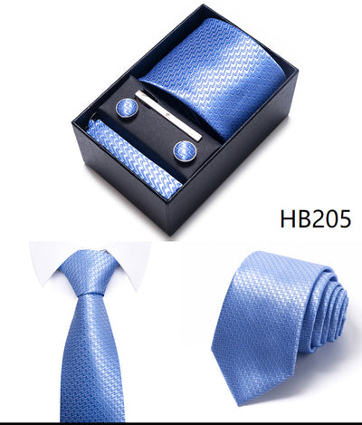 Corbata Jacquard Profesional Tejida en Trama para Negocios - Image 64