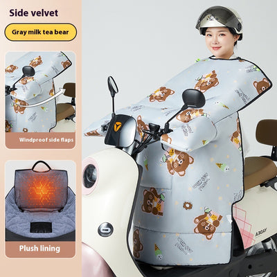 Protector de Parabrisas para Auto Eléctrico Invierno Extra Grueso con Forro Polar - Image 8