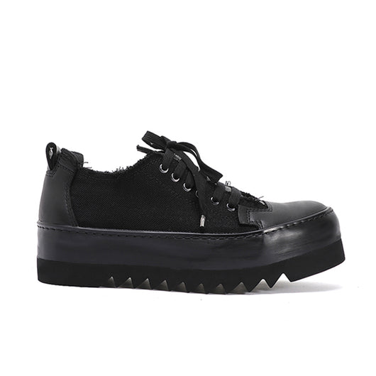 Zapatos de Lona Teñidos a Mano con Suela Gruesa Transpirable - Image 6
