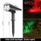 Focos Solares LED 2 Luz, Luz De Colores, 4 Piezas