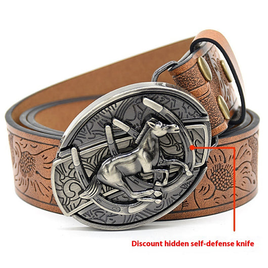 Cinturón de Cuero con Grabado Personalizado y Hebilla Suave - Image 3