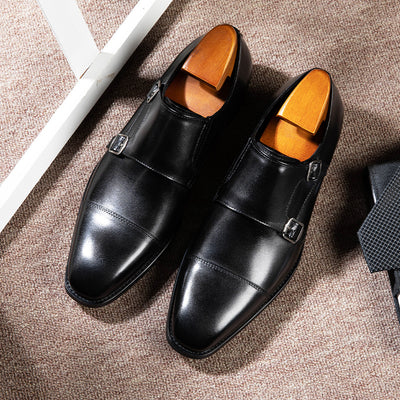 Zapatos de Cuero Premium para Hombre con Doble Hebilla - Estilo Ejecutivo - Image 4