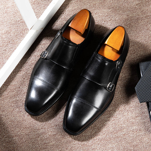 Zapatos de Cuero Premium para Hombre con Doble Hebilla - Estilo Ejecutivo - Image 4