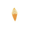 Hot Selling Milk Pizza Coffee Food Toys Props Metal Brooch XZ4132