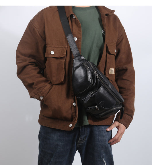 Mochila Bandolera de Cuero Premium para Viajes y Uso Diario - Image 15