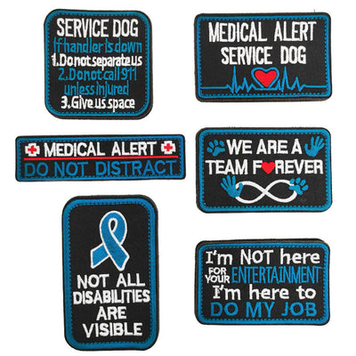 Accesorios para Perros con Bordado y Velcro - Pegatinas Decorativas Personalizables - Image 28