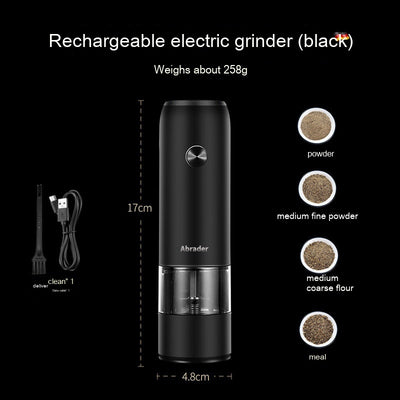 Molinillo Eléctrico Recargable de Sal y Pimienta con Luz LED y Ajuste de Grosor - Image 7