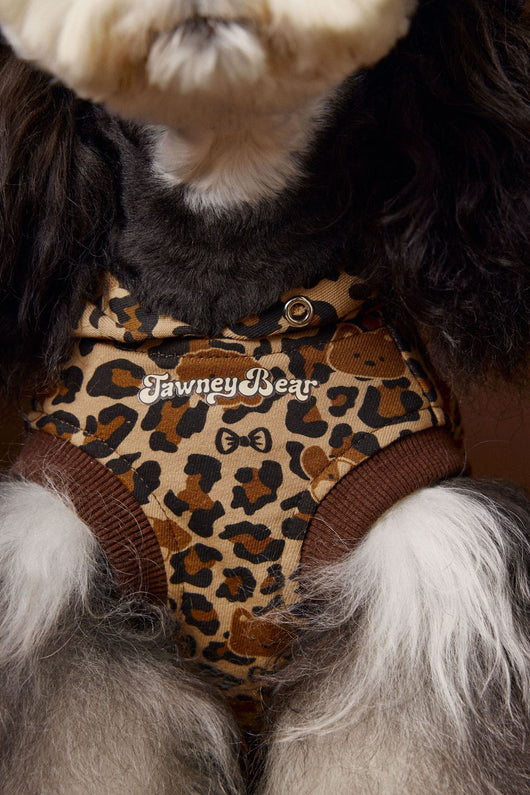 Suéter Tipo Hoodie sin Mangas Estampado Leopardo para Perros Bichon Schnauzer Yorkshire - Image 6