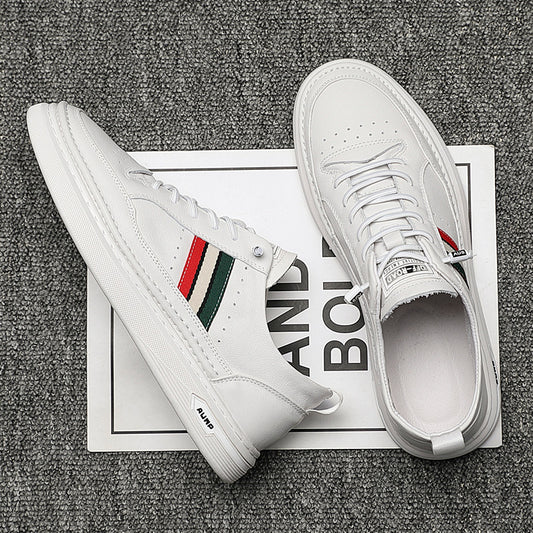Zapatillas Blancas Cómodas para Estudiantes con Plantilla Elevadora