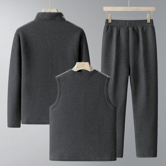 Traje Deportivo de Terciopelo Talla Grande para Hombre - Image 2