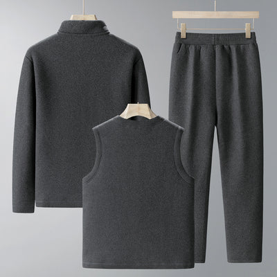 Traje Deportivo de Terciopelo Talla Grande para Hombre - Image 2