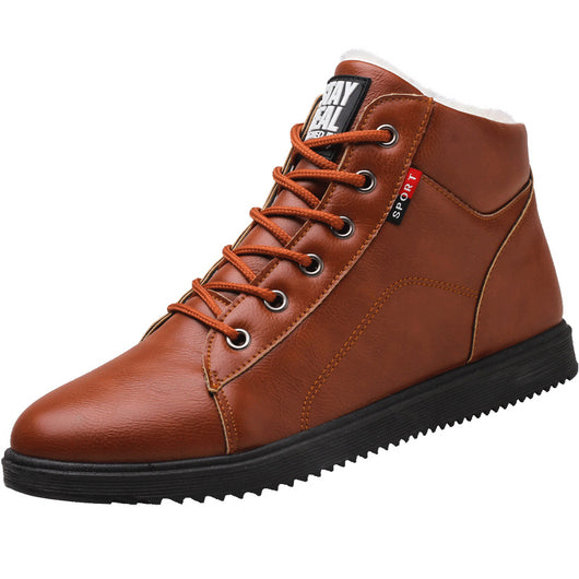Botas Martin de Algodón para Hombre con Forro de Terciopelo - Image 13
