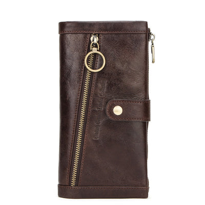 Billetera Larga Multifuncional de Cuero para Hombre - Image 8
