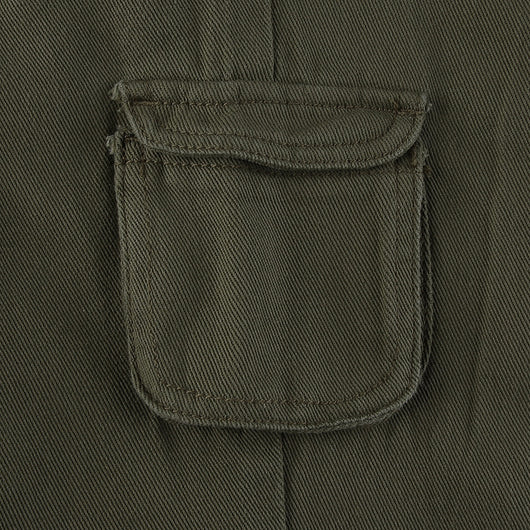 Pantalones Cargo Retro Cintura Baja con Bolsillos - Image 13