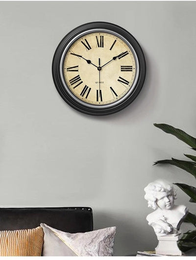 Reloj de Pared Retro Silencioso sin Perforaciones - Image 16