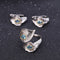 Anillo Ajustable de Plata con Gemas Naturales
