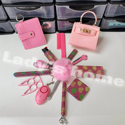 Set de Bolsas Gelatina Arcoíris con Brillos