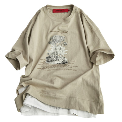 Playera Holgada Man Yinshan Tide - Comodidad Urbana - Image 14