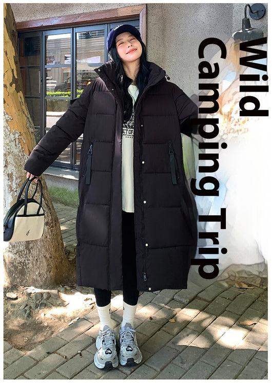 Chaqueta Acolchada de Algodón Grueso - Estilo Coreano Impermeable al Frío - Image 15