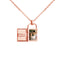 New Creative Diy Lettering Color Printing Photo Frame Padlock Necklace Rose Dorado Photos with lettering