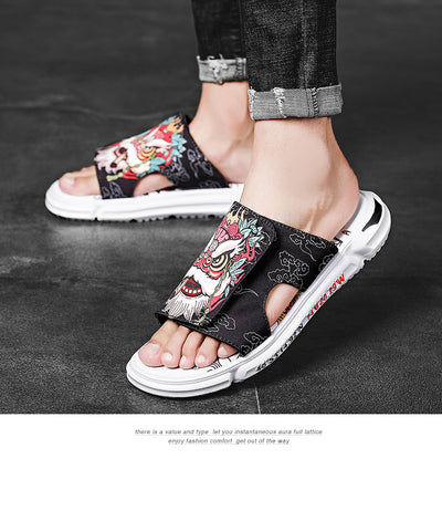 Sandalias y Pantuflas Deportivas para Hombre con Suela Gruesa - Image 17