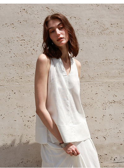 Top Halter Mujer Tirantes Finos para Verano - Blusa Fresca y Versátil - Image 8