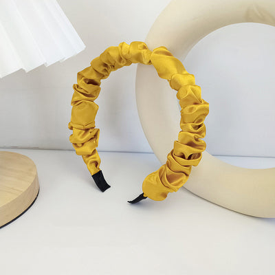 Diadema Plisada de Tela Estilo Retro Francés Versátil para Chicas - Image 19