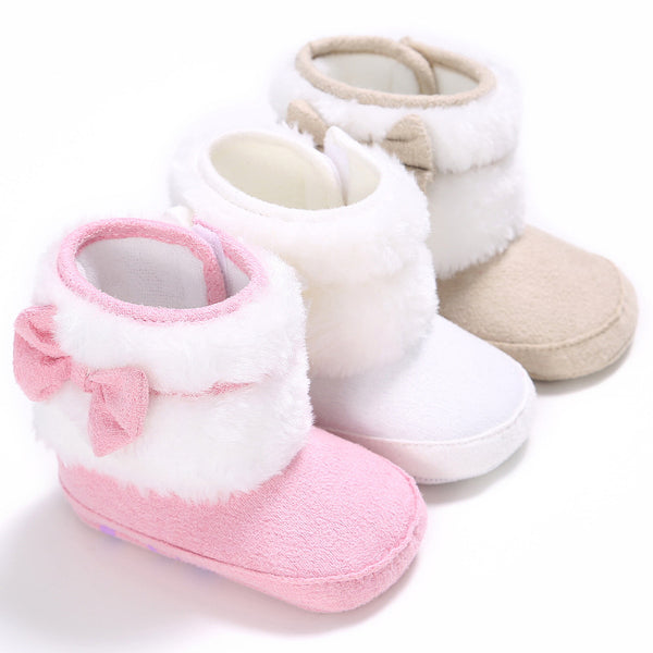 Botitas Térmicas para Bebé Niña con Suela Suave y Forro de Terciopelo